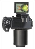 E-330 camera on E-330ADU1.2× adapter