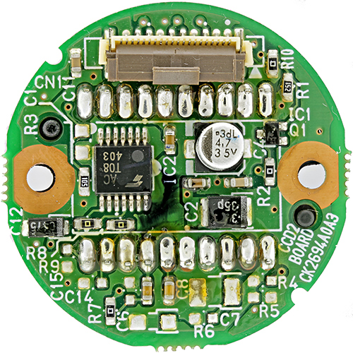 Sensor circuit board from video camera