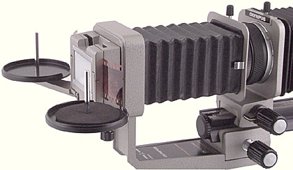 Slide Copier with Roll Film Stage